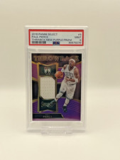 PSA 9 - 2016 Panini Select - Throwback Mem Purple Prizm Paul Pierce #9 /99 (MEM)