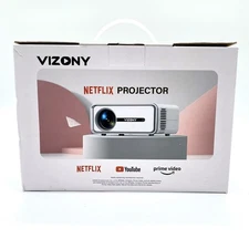 Vizony 1920 x 1080p Resolution Projector For Indoor/Outdoor - Bundle