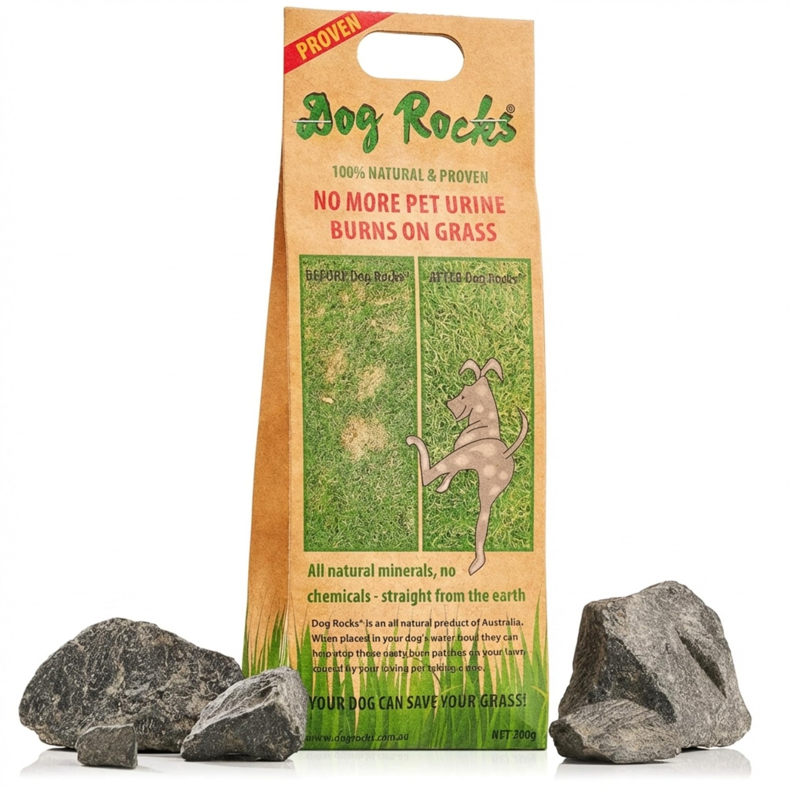 Dog Rocks - Urine Patch Preventer (200g) / Natural Dog Urine Neutraliser for - Image 5