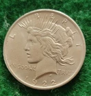 1922 Peace dollar