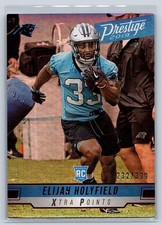 2019 Panini Prestige #285 Elijah Holyfield Xtra Points Red #/399