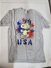 Peanuts | Made in the USA Snoopy USA Graphic T-Shirt Medium