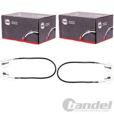 2x A.B.S. HANDBREMSSEILE HINTEN passend für RENAULT CLIO TROMMELBREMSE LINKS+REC