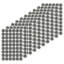 540 Pcs Dia. 21mm/0.8" Hole Cover Stickers, Black Walnut