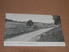 GRANVILLE OHIO - 1909 USED POSTCARD - HARVEST TIME near GRANVILLE, O.