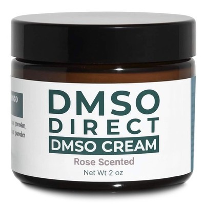 DMSO Cream - Rose Scented Solvent, 70% Dimethyl Sulfoxide (99.99% Pure)