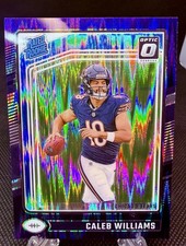 2024 Panini Donruss Optic Rated Rookie Caleb Williams Purple Shock Prizm (RC)