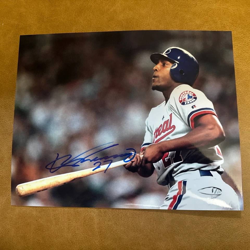 Vladimir Guerrero Sr. Montreal Expos Signed MLB HOF 8x10 Photo - Image 4 of 4