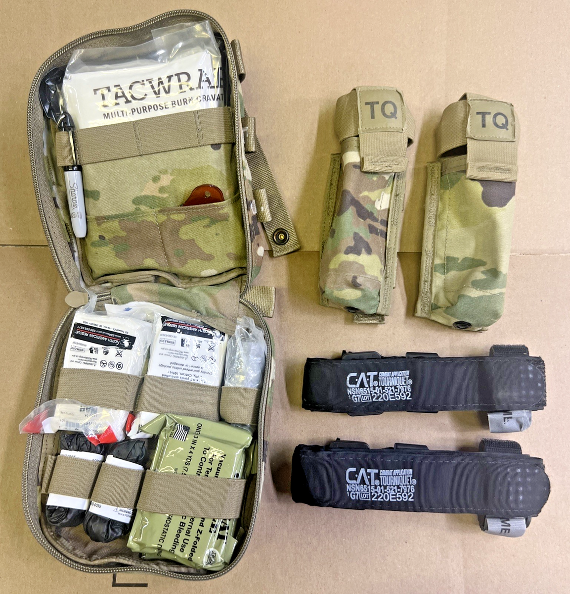 その他 marsoc ifak kit USGI JFAK OCP Multicam IFAK Individual First Aid Kit New Full