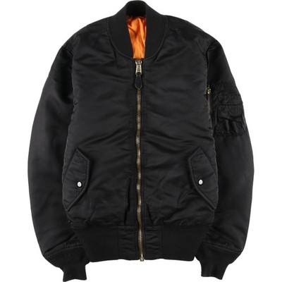 Used civilian-issue Alpha Industries MA-1 type padded military flight jacket...