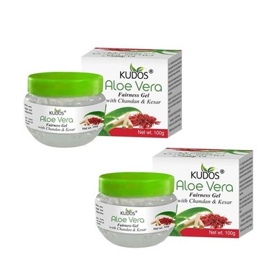 Kudos Ayurveda Aloe Vera Helligkeitsgel 100G Jedes Set Aus 2