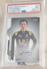 2020 Topps Chrome Formula 1 PSA Auto10 ZHOU GUANYU Refractor Auto 318/346 RARE