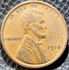 1918 Lincoln Wheat Cent In XF Condition