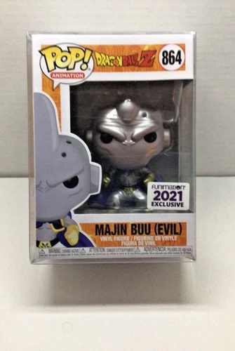 Dragon Ball Z Majin Buu (Evil) Metallic Funimation 2021 Exc w/protector Free S/H