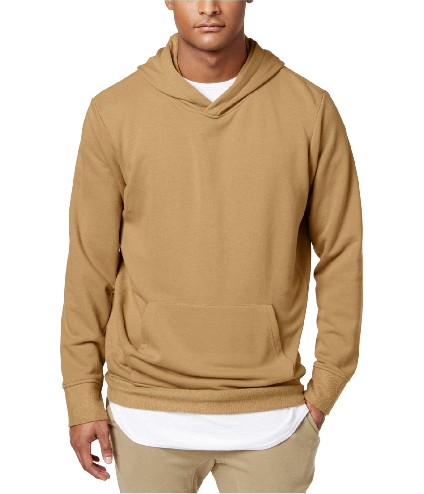 Мужская винтажная толстовка с капюшоном Jaywalker, коричневая, маленькая