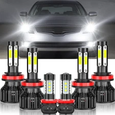 For 2007-2018 Nissan Altima Combo LED Headlight High/Low +Fog light Bulbs Kit