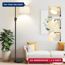  Upgraded Dimmable Floor Lamp, 1000 Lumens LED Edison Bulb Included, Arc Floor