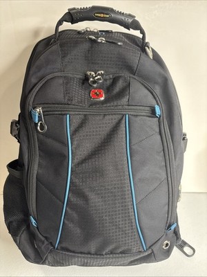 Swiss Gear Airflow SA3118 Black W/ Blue Laptop Backpack Fits Most 15  Laptops