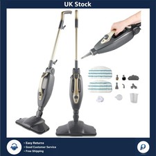 Powerful 14-in-1 Multipurpose Steam Cleaner Mop, 350ml, 15 Mins, 1300W