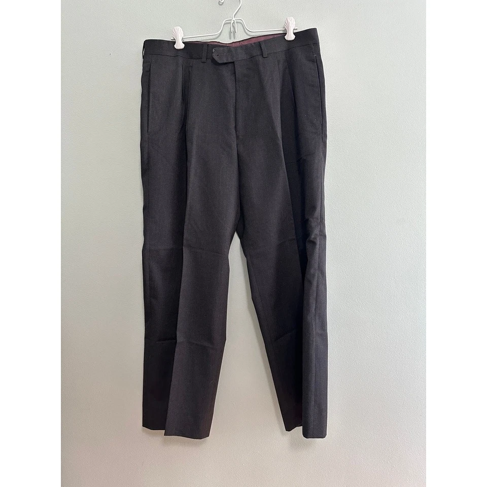 Ermenegildo Zegna gray Italian wool dress pants size 34 - Image 2 of 4