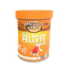 Omega One Goldfish Medium Pellets 4.2oz 4.2 Ounce Pack of 1 