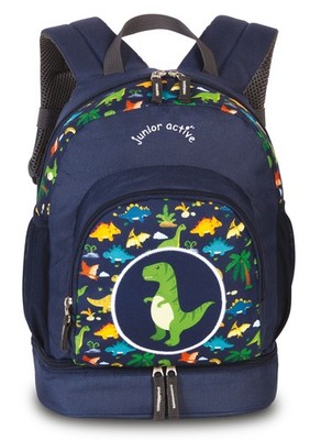 Boys Junior Active Casual Backpack - Dinosaur -