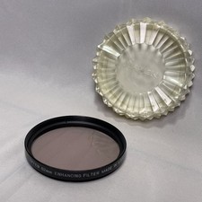 Vintage Tiffen 62mm Enhancing Lens Filter - USA Made With Case