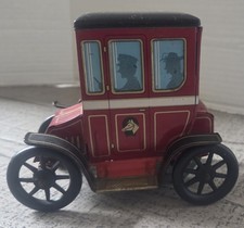 1950s MODERN TOYS 104210 PRESSED TIN RED 1910s RENAULT AG CAR FRICTION TOY JAPAN