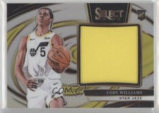 2024-25 Panini Select Jumbo Rookie Swatches Cody Williams #JRS-CWI 11ng