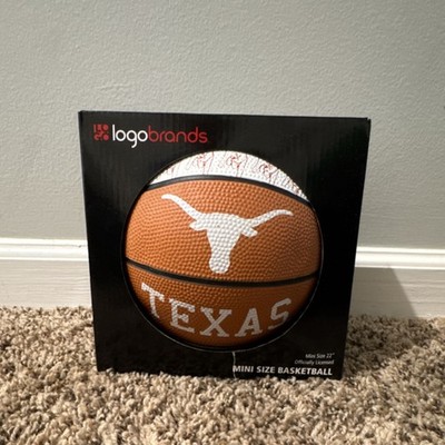 Logo Brands Texas Longhorns Mini Size 22'' Basketball Orange Officially Licensed