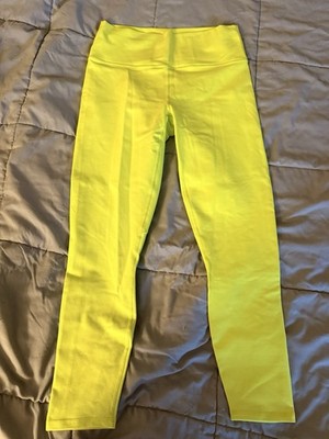 Fabletics PowerHold Yellow High-Rise Leggings 