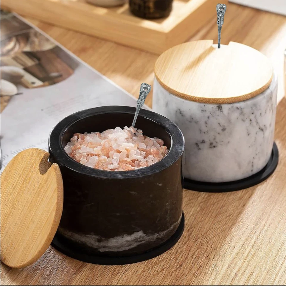 Cuchara de sal pequeña de plata de ley 925 maciza/tamaño 52 mm (2") mango de diseño de carcasa Foto 2 de 4