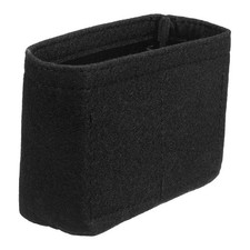 Purse Organizer Insert, Felt Handbag Shaper, 5.3"x2"x4", Black