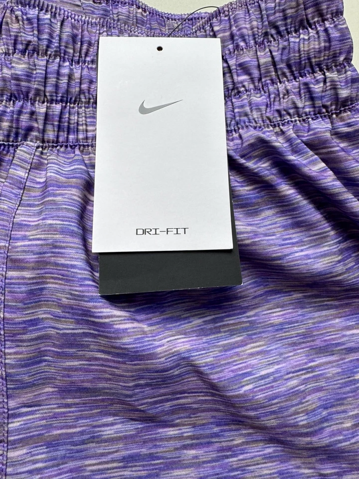 Pantalones Cortos para Correr Nike Dri-FIT XS Púrpura Forrados Atléticos Ligeros Para Mujer Nueva Etiqueta Foto 3 de 4