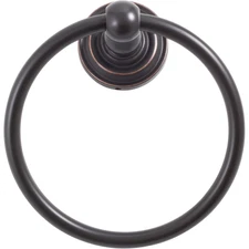 Charlotte Towel Ring, Vintage Bronze by Stone Harbor Hardware