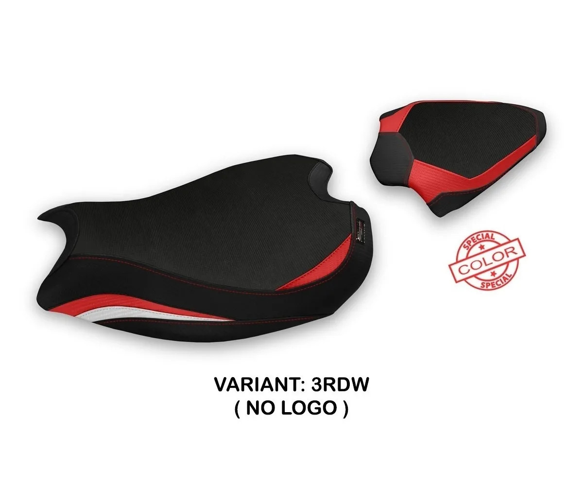 Seat saddle cover Tulcea Red - White () TPZ DUCATI PANIGALE V2 2020 2026 TU