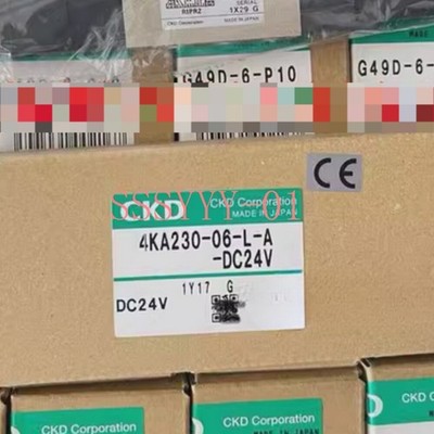 1PCS New CKD solenoid valve 4KA230-06-L-A-DC24V *hu