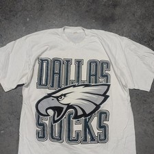 Vintage Philadelphia Eagles Dallas Sucks 90s T-shirt reprint VK16536