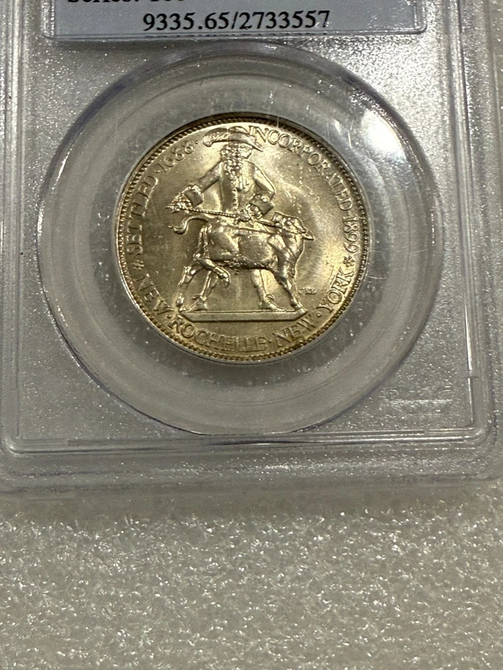 1938 New Rochelle Commemorative Half Dollar – PCGS MS65 - Image 4 of 4