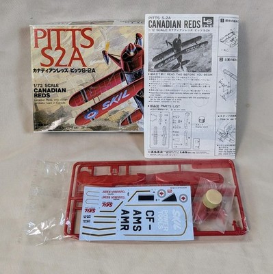 SEALED LS Model PITTS S2A Canadian Reds Bi-Plane 1:72 Vintage Hobbycraft Model