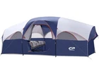 CAMPROS 8 Person Camping Tent Blue Waterproof Family Dome w/ Bag For Storage