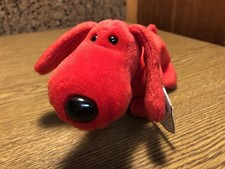 Vintage 1996 "Rover" Red Dog Beanie Baby