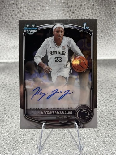 Topps 2025-26 Bowman Chrome Prospect Autos Kiyomi McMiller Penn State #CPA-KM