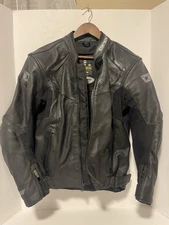 Cortech Chicane Speedway Leather Jacket + Zip-Out Thermal Vest Insert Men’s M