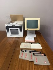 Vintage Apple Monitor IIc A2M4090 Stand A2M4021 Random Apple Software
