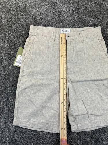 Goodfellow and Co. Shorts Mens Size 28 Slim Fit 9" Flat Front Chino Beige NWT - Picture 7 of 8