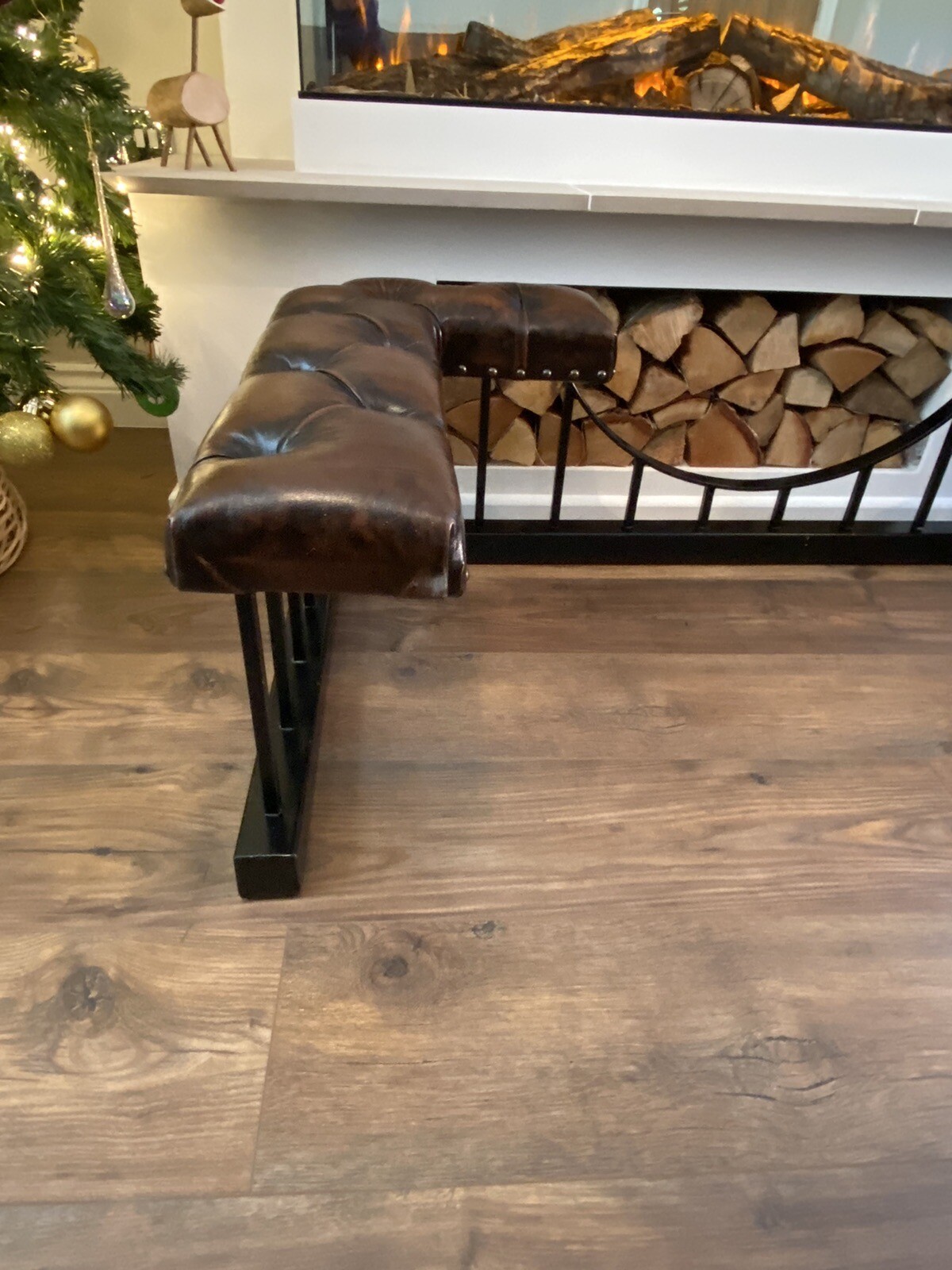 Brown Leather Club Fender / Fire Seat eBay