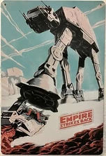 TIN SIGN 8x12 Empire Strikes Back Star Wars science fiction Hollywood movie A96