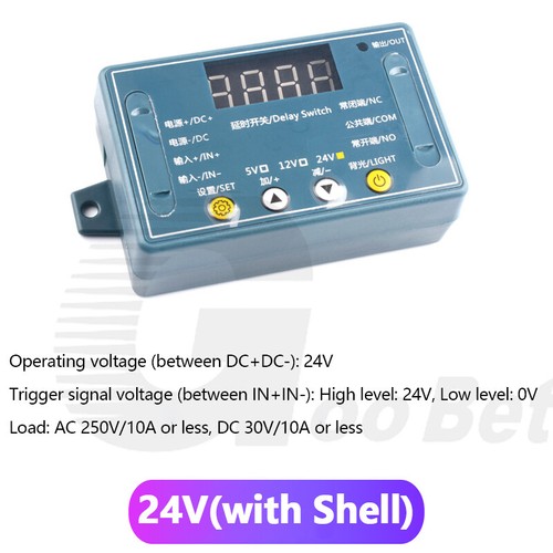 DC 5V 12V 24V Multi function Delay Relay Trigger Cycle Delay Switch Timer Module - Picture 15 of 15