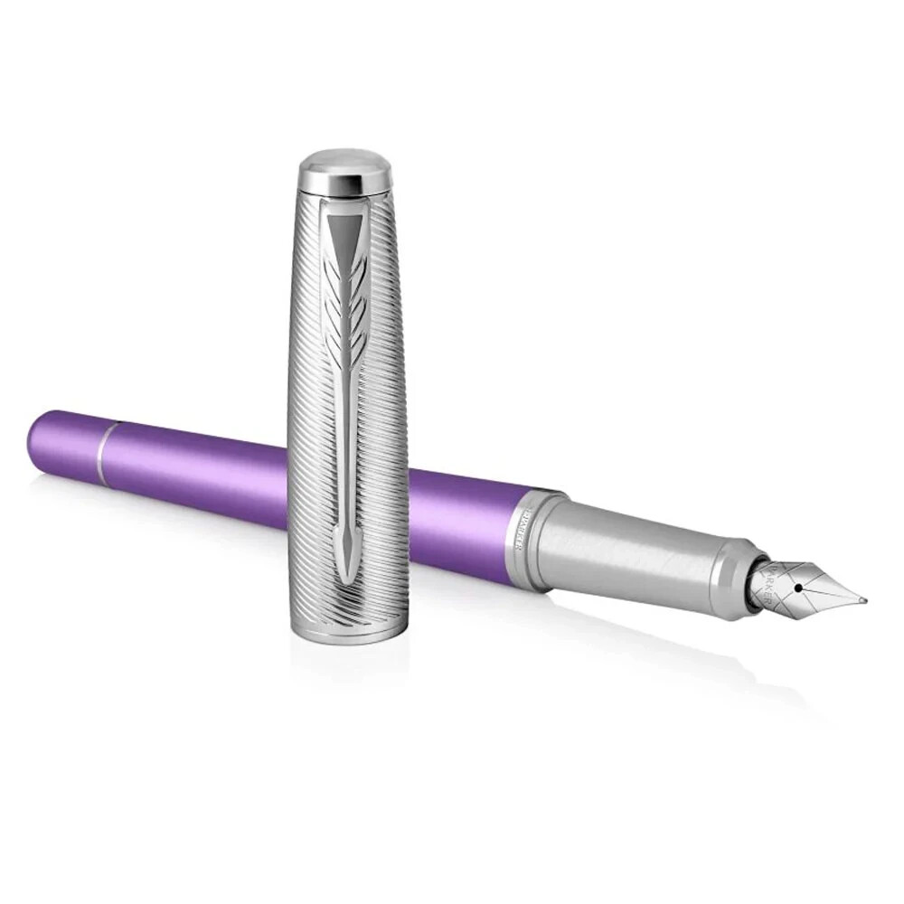Parker Urban Premium Fountain Pen Violet Medium Pt New In Box 1975517